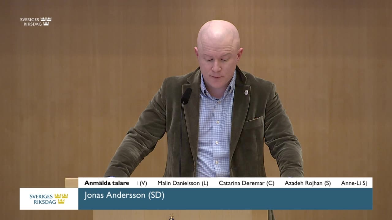 Stillbild från Debatt om förslag, Civila samhället, trossamfund och folkbildning