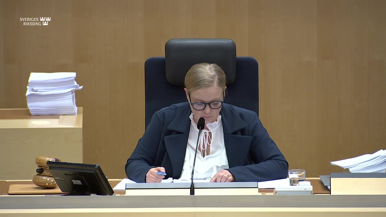 Stillbild från Beslut, Beslut: Folkrätt, inklusive mänskliga rättigheter