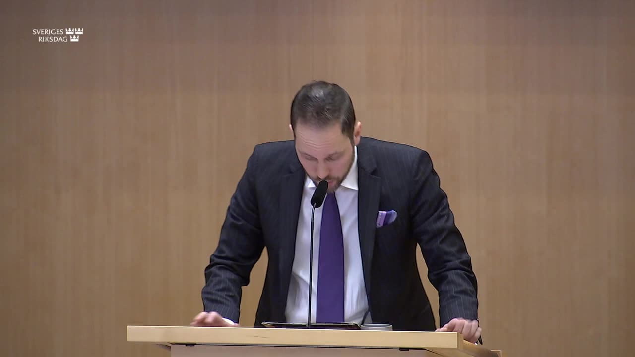 Stillbild från Debatt om förslag, Offentlig förvaltning