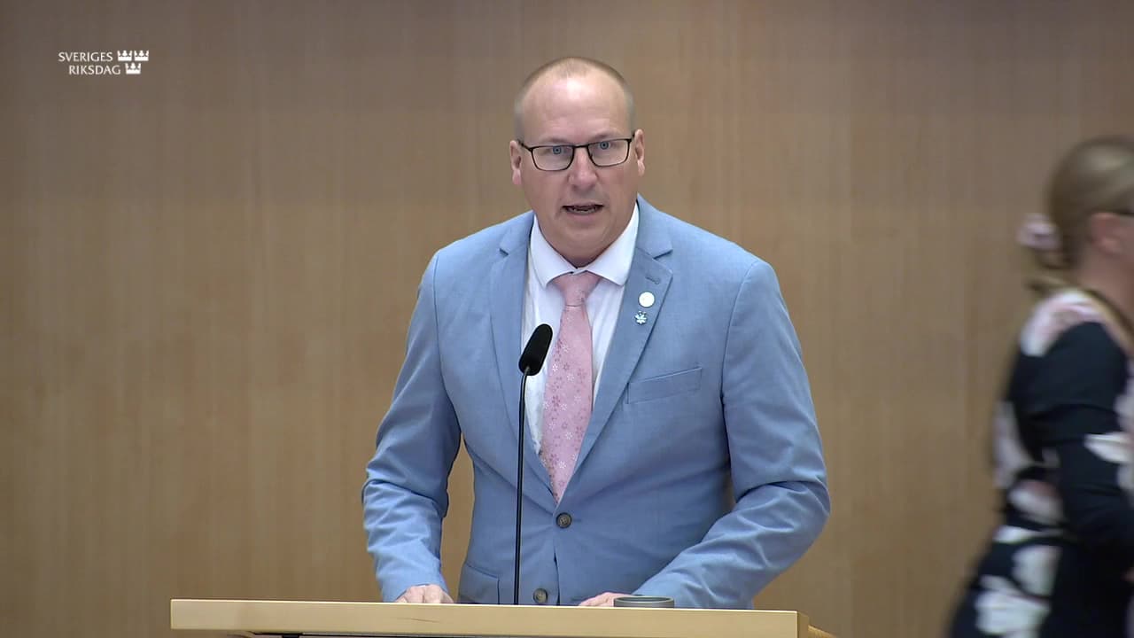 Stillbild från Debatt om förslag, Bostadspolitik