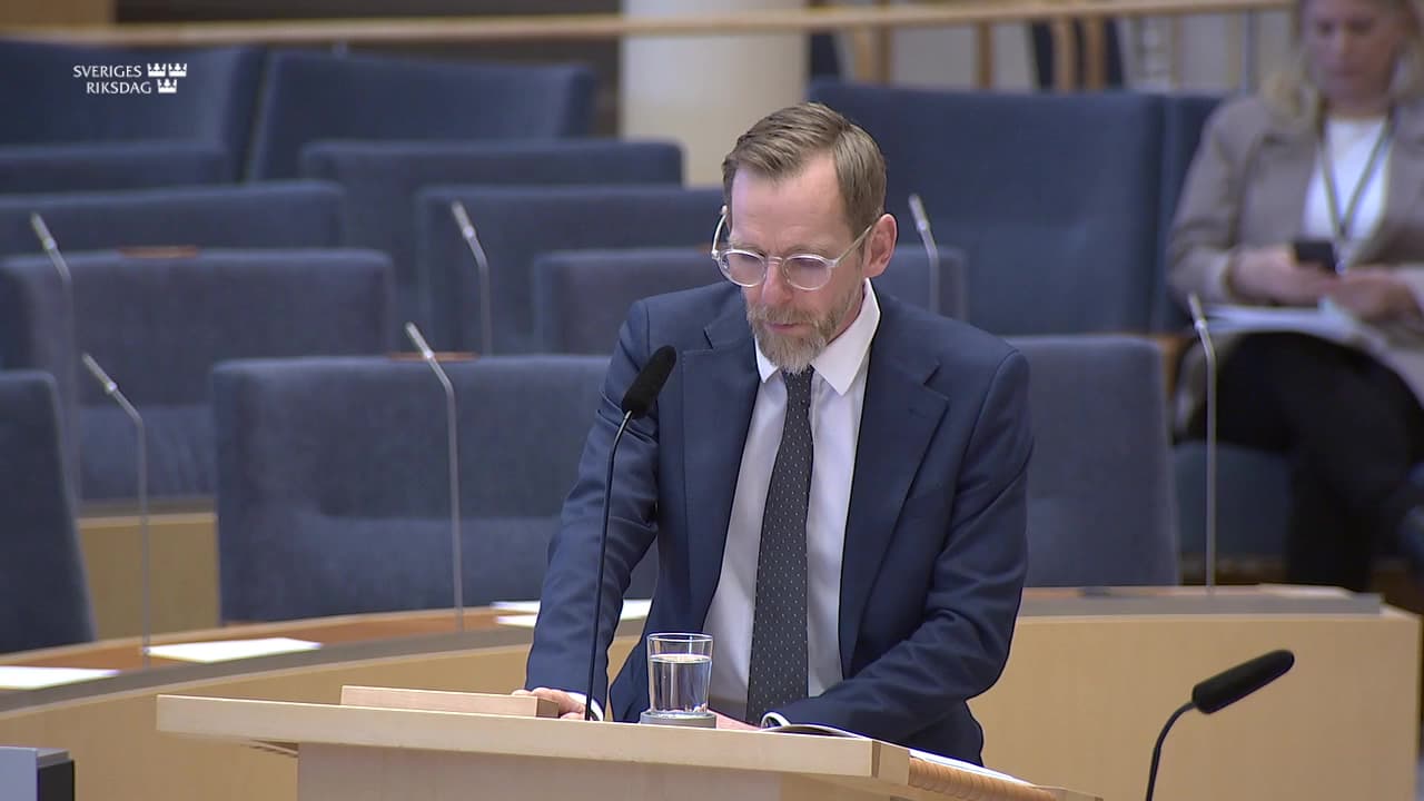 Stillbild från Interpellationsdebatt, Samsjuklighet