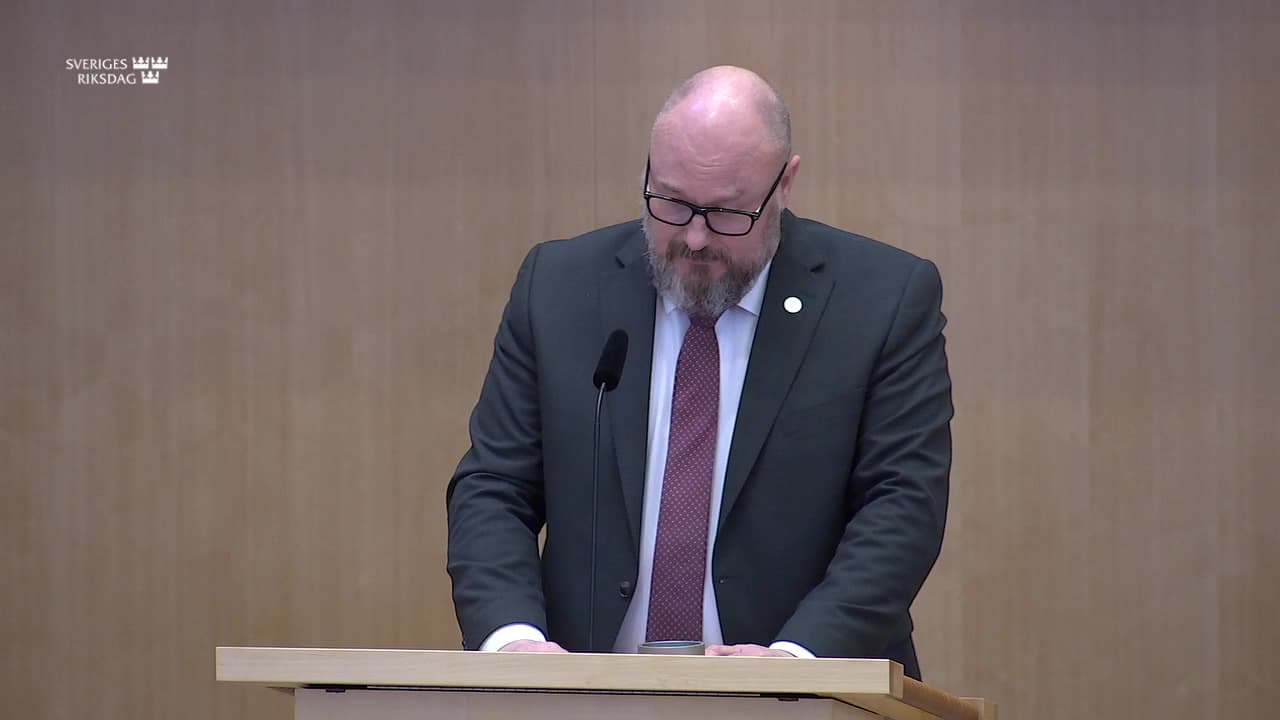 Stillbild från Debatt om förslag, Personalfrågor