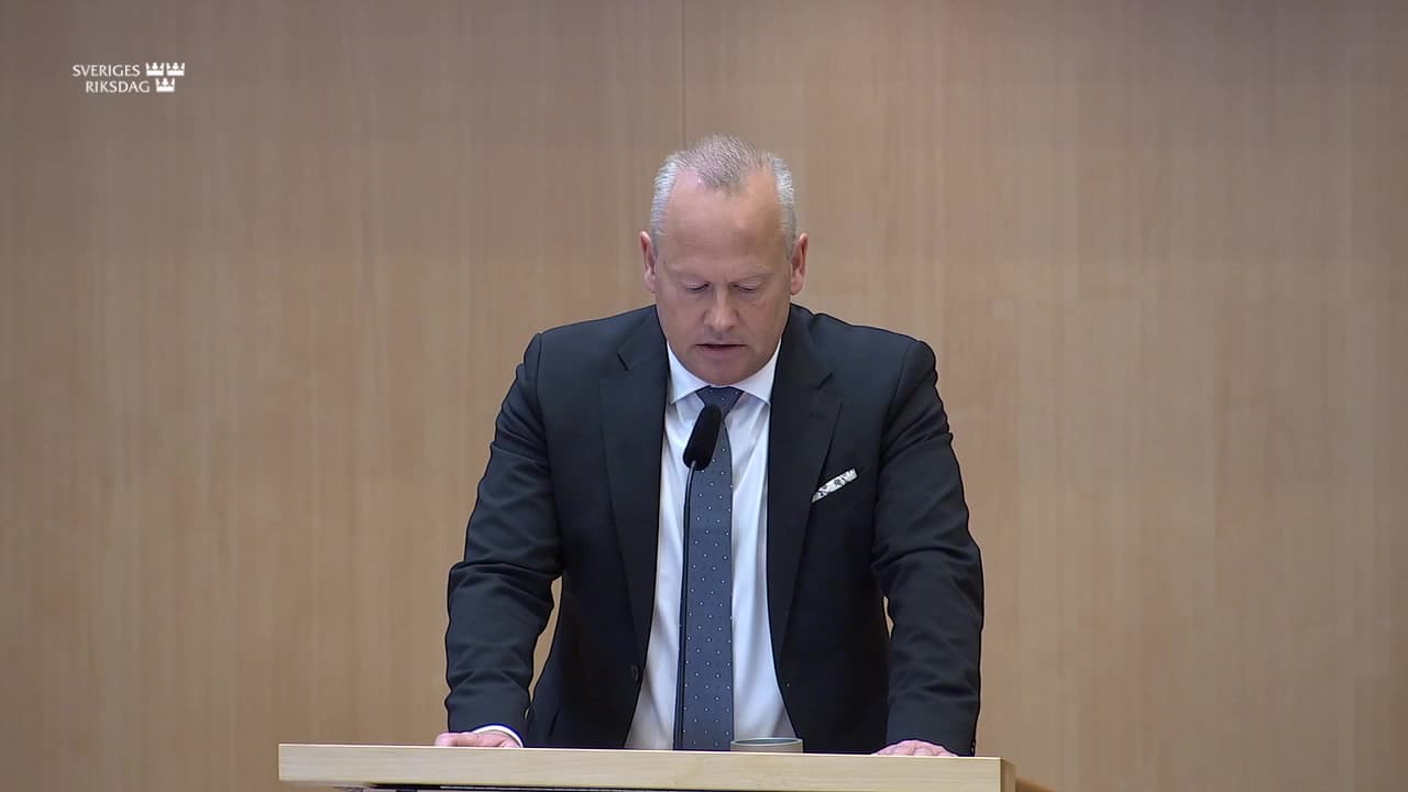 Still from Debatt om förslag, Järnvägs- och kollektivtrafikfrågor