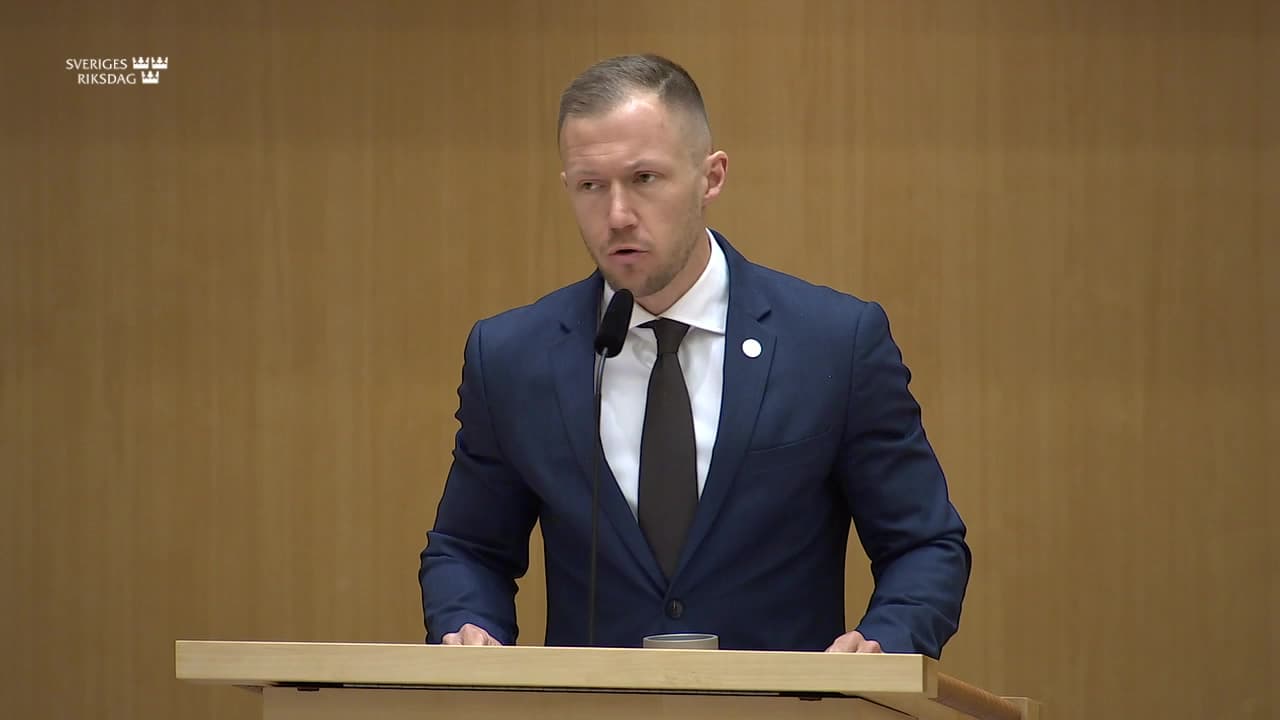 Still from Debatt om förslag, Kriminalvårdsfrågor