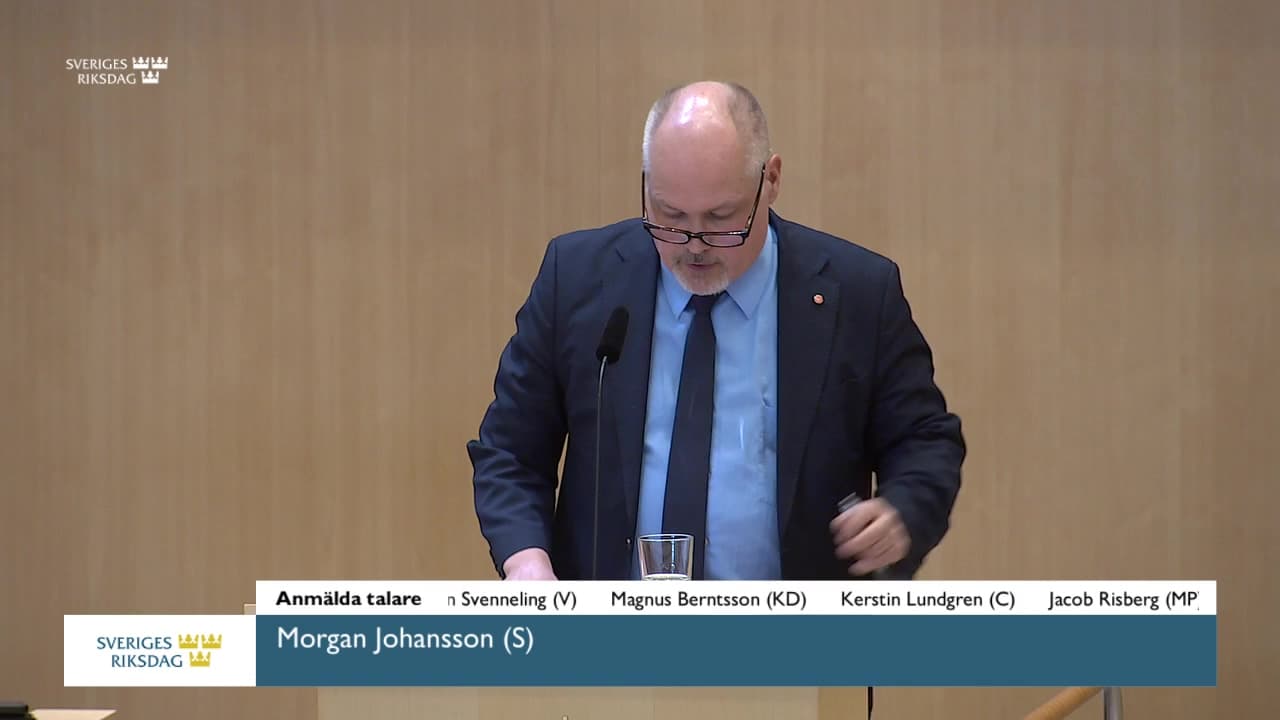 Still from Debatt om förslag, Säkerhetspolitik