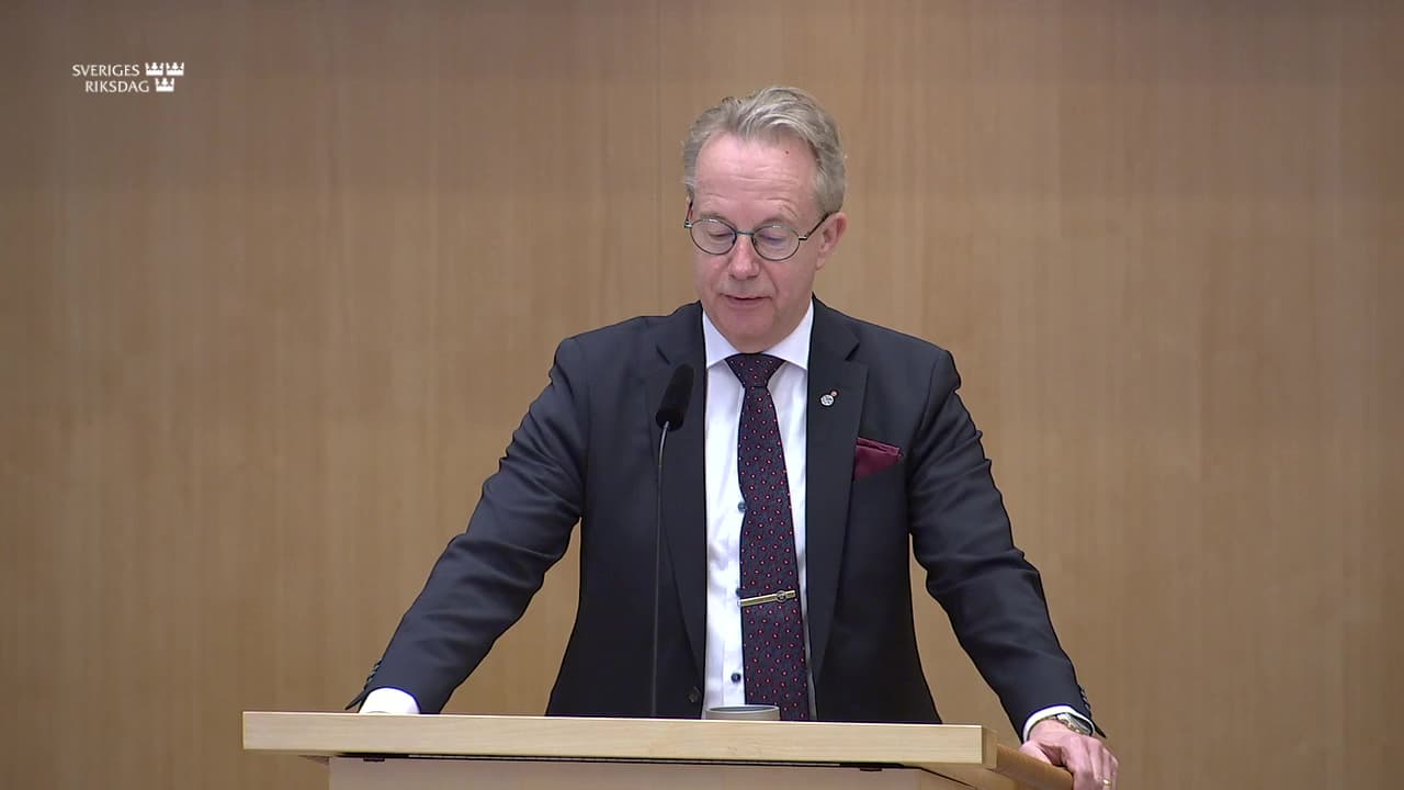 Stillbild från Debatt om förslag, Tillgänglighetskrav för vissa medier