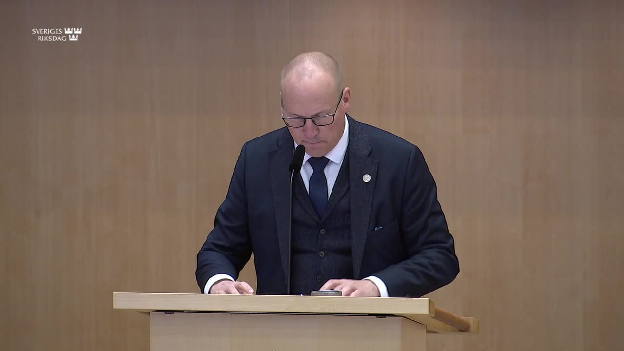 Stillbild från Debatt om förslag, Ett ställföreträdarskap att lita på