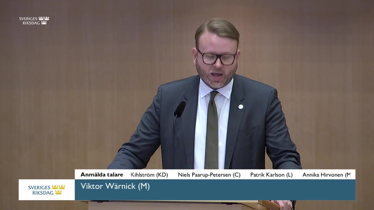 Stillbild från Debatt om förslag, Skärpta krav för svenskt medborgarskap