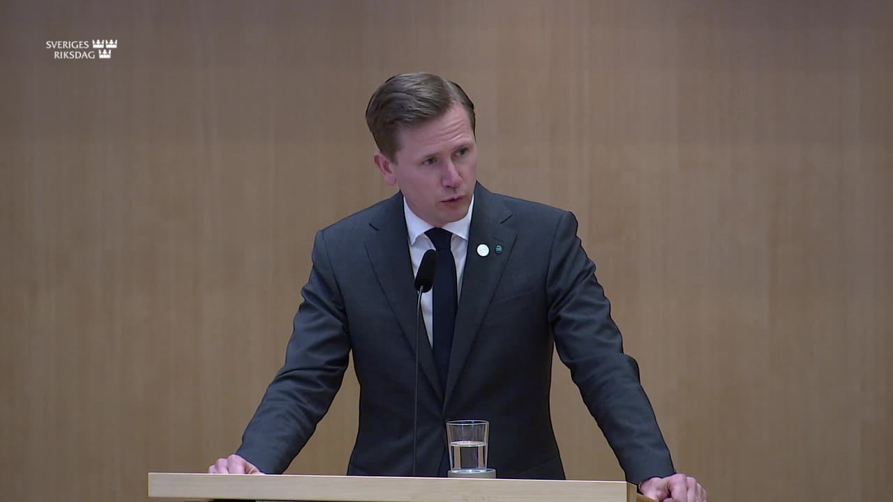 Stillbild från Debatt om förslag, En mer flexibel hyresmarknad