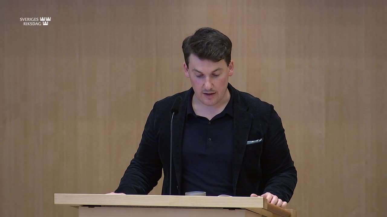 Stillbild från Debatt om förslag, Bättre förutsättningar för yrkesutbildning