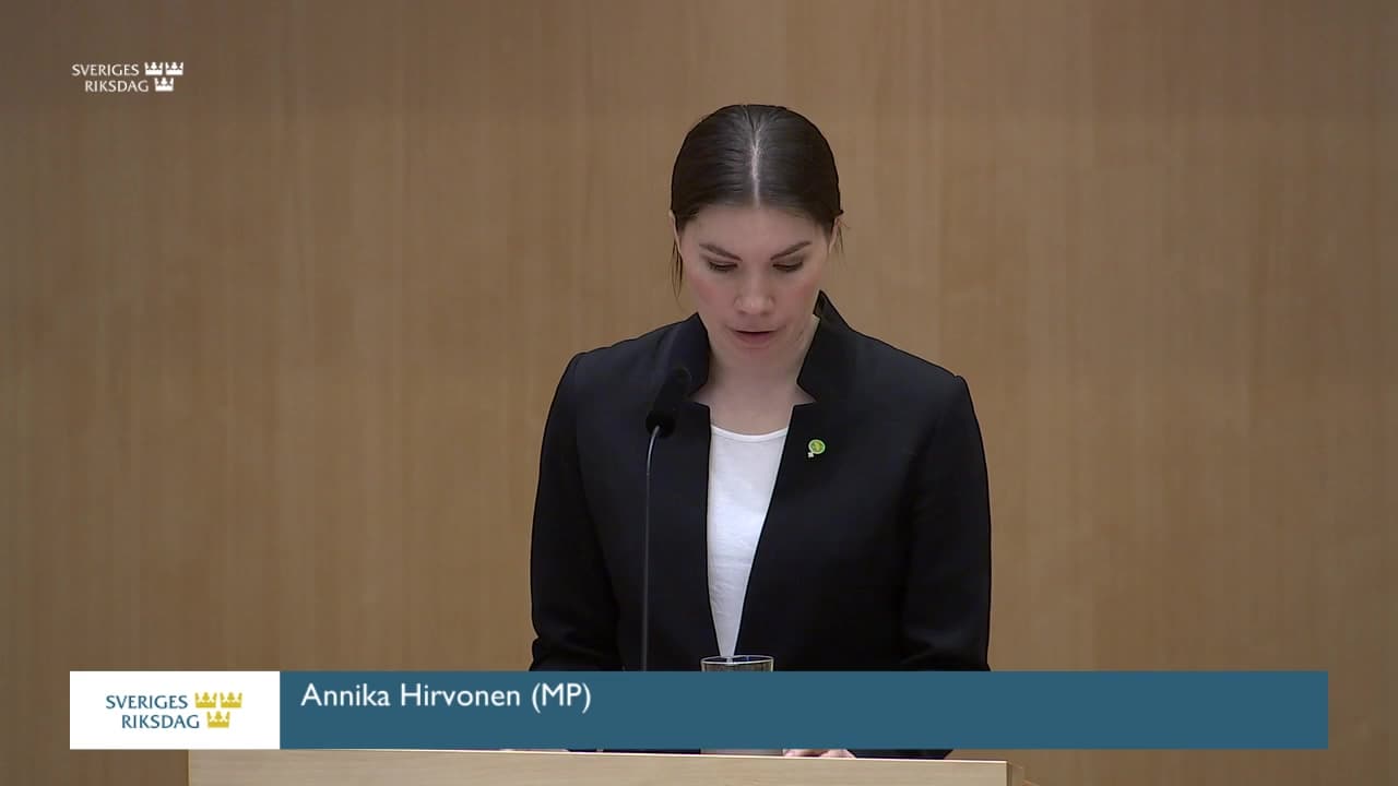 Stillbild från Övrigt kammaren, Fråga om hänvisning av motion till utskott