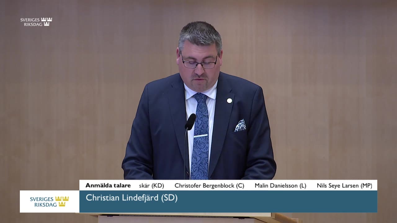 Stillbild från Debatt om förslag, Stärkt medicinsk kompetens i kommunal hälso- och sjukvård