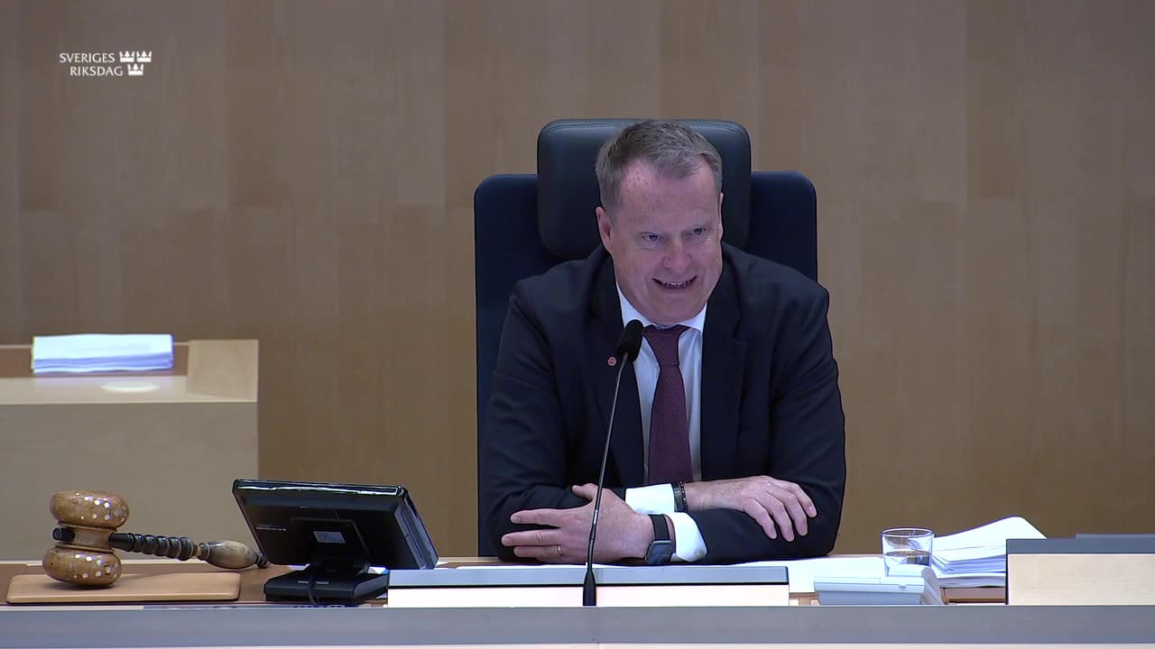 Stillbild från Debatt om förslag, Koncentration av viss länsstyrelseverksamhet