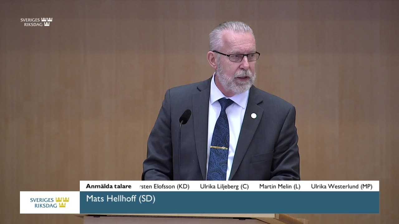 Stillbild från Debatt om förslag, Ett utökat straffrättsligt tjänstemannaansvar