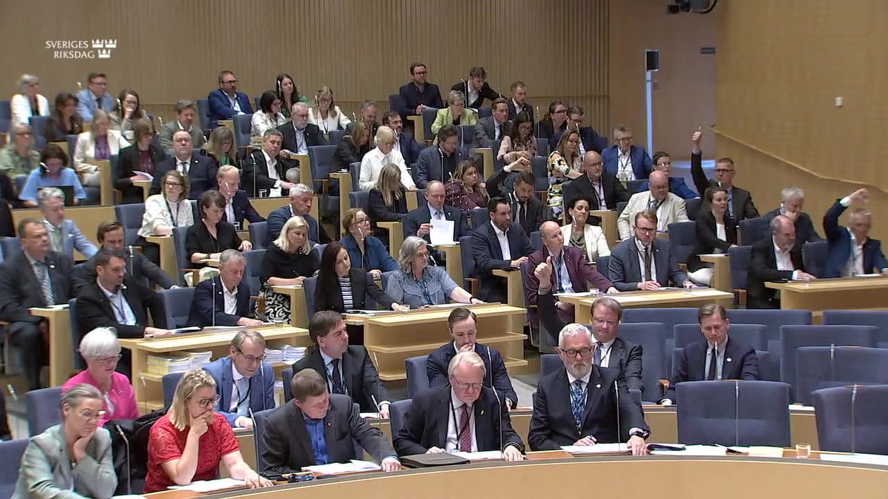 Stillbild från Beslut, Beslut: Indelning i utgiftsområden