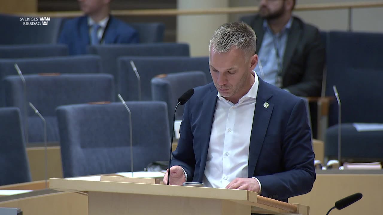 Stillbild från Interpellationsdebatt, Minskad statlig närvaro och service