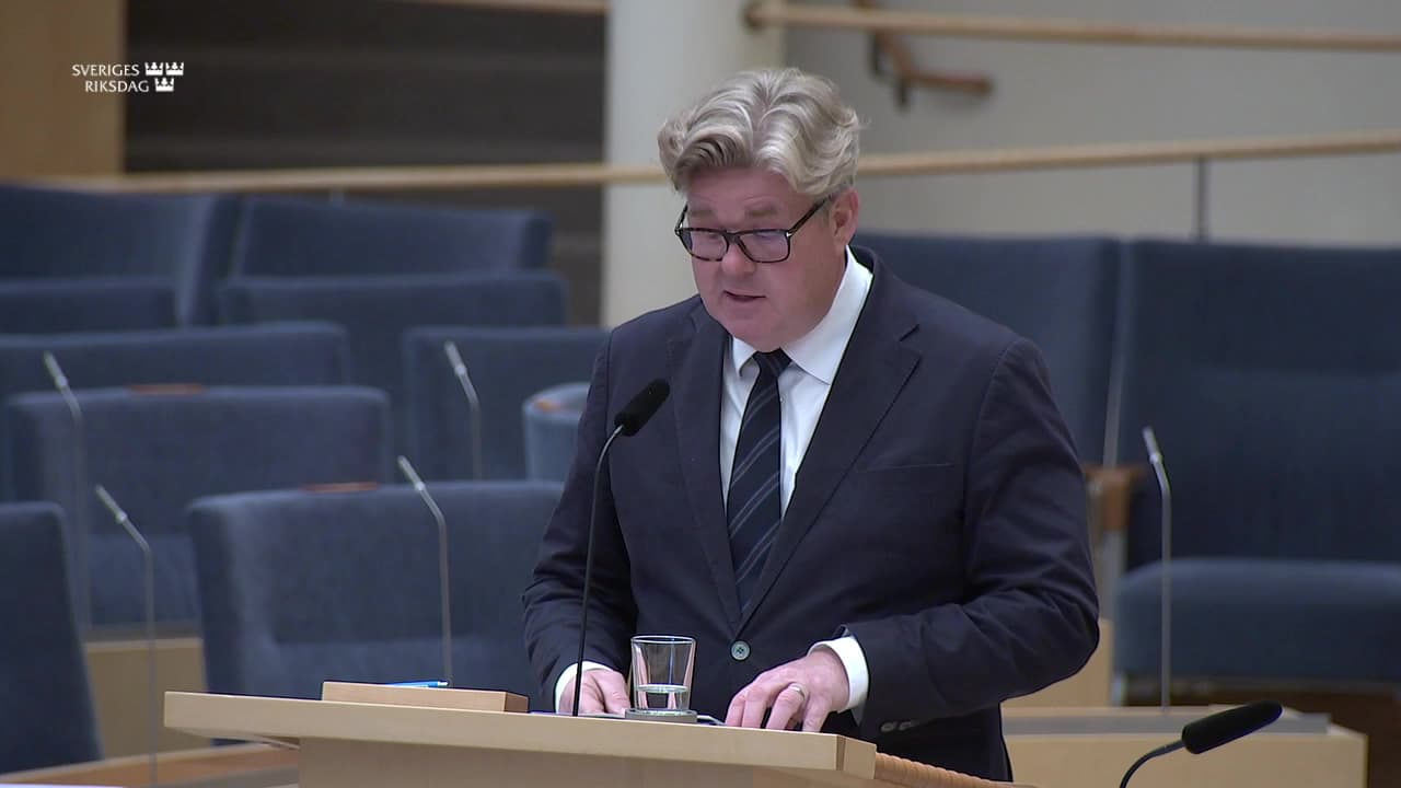 Stillbild från Interpellationsdebatt, Sexuella övergrepp i kriminalvården