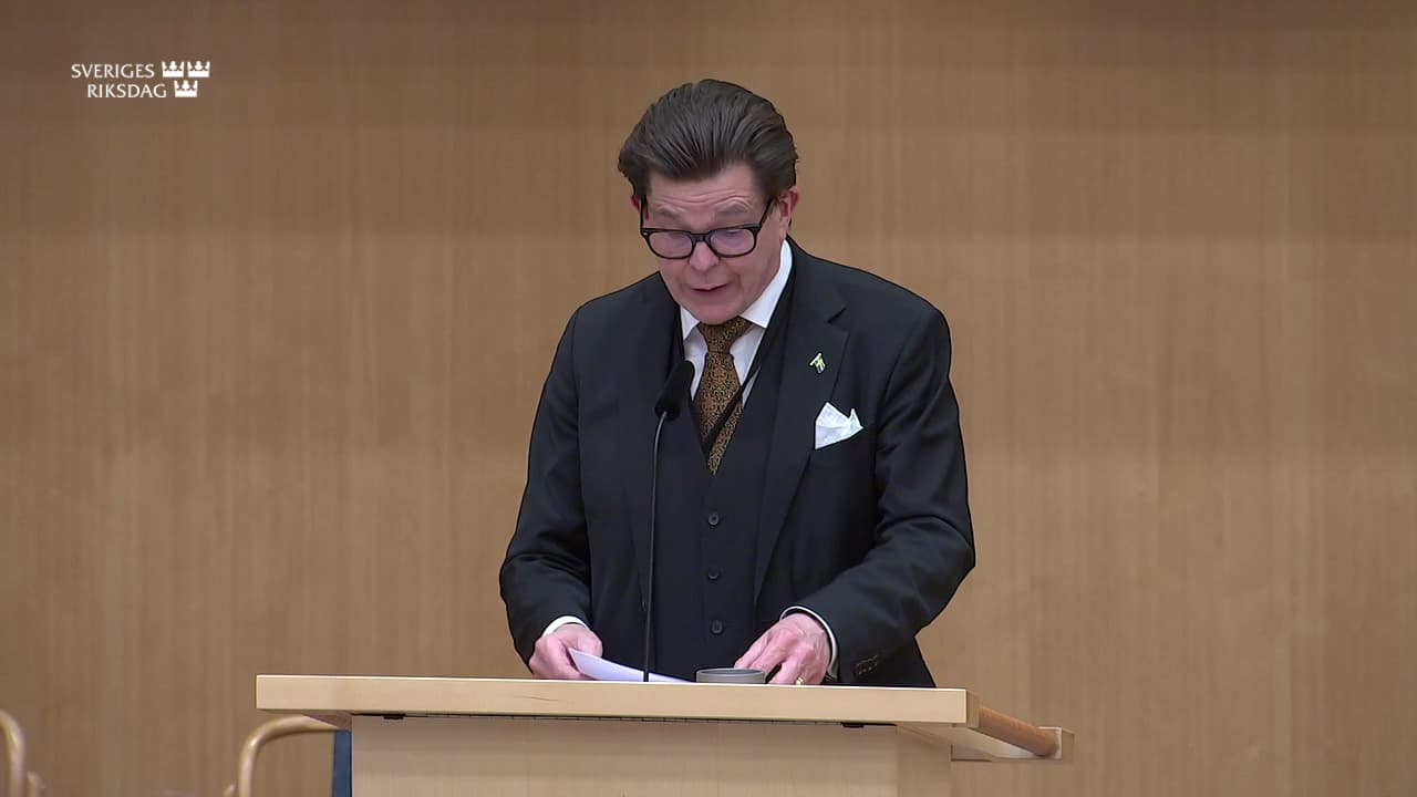 Stillbild från Val, Val av riksdagsdirektör