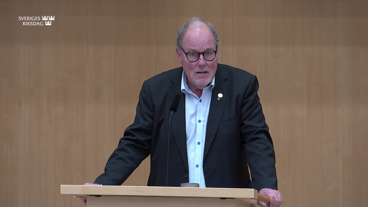Stillbild från Allmänpolitisk debatt, Allmänpolitisk debatt - Försvarspolitik