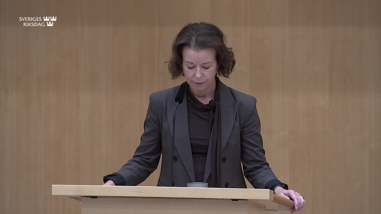 Stillbild från Allmänpolitisk debatt, Allmänpolitisk debatt