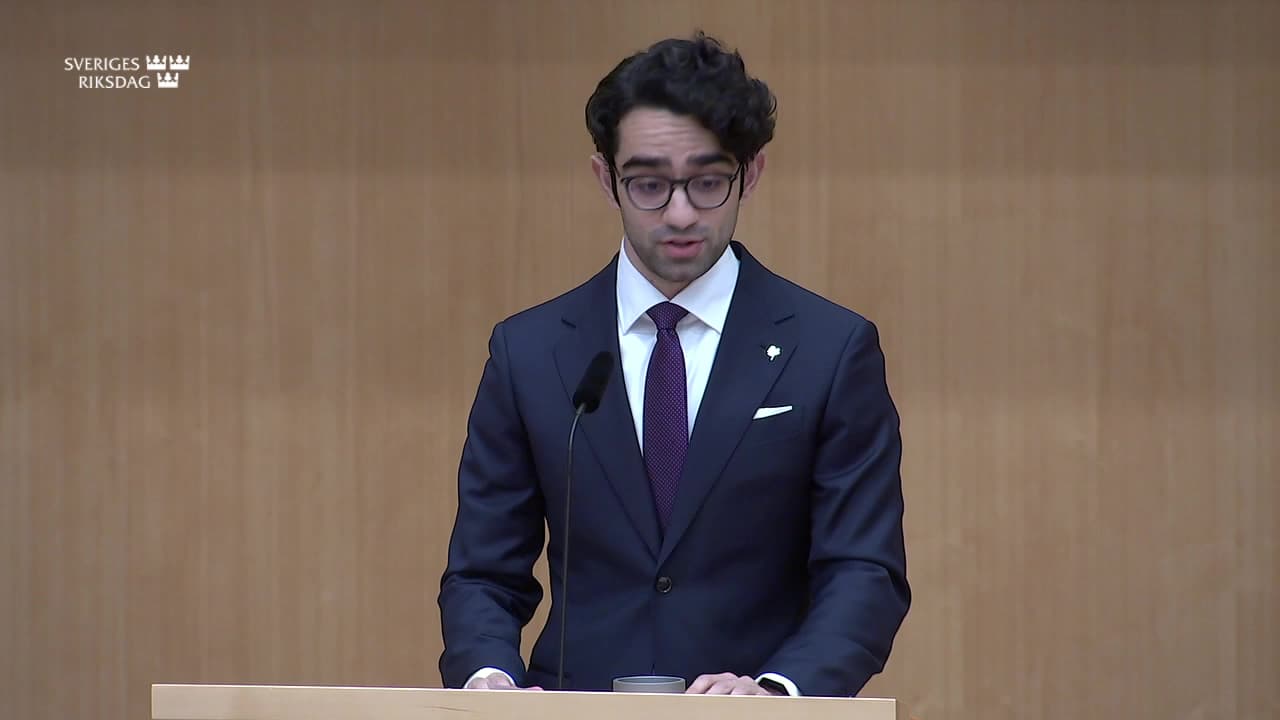 Stillbild från Allmänpolitisk debatt, Allmänpolitisk debatt