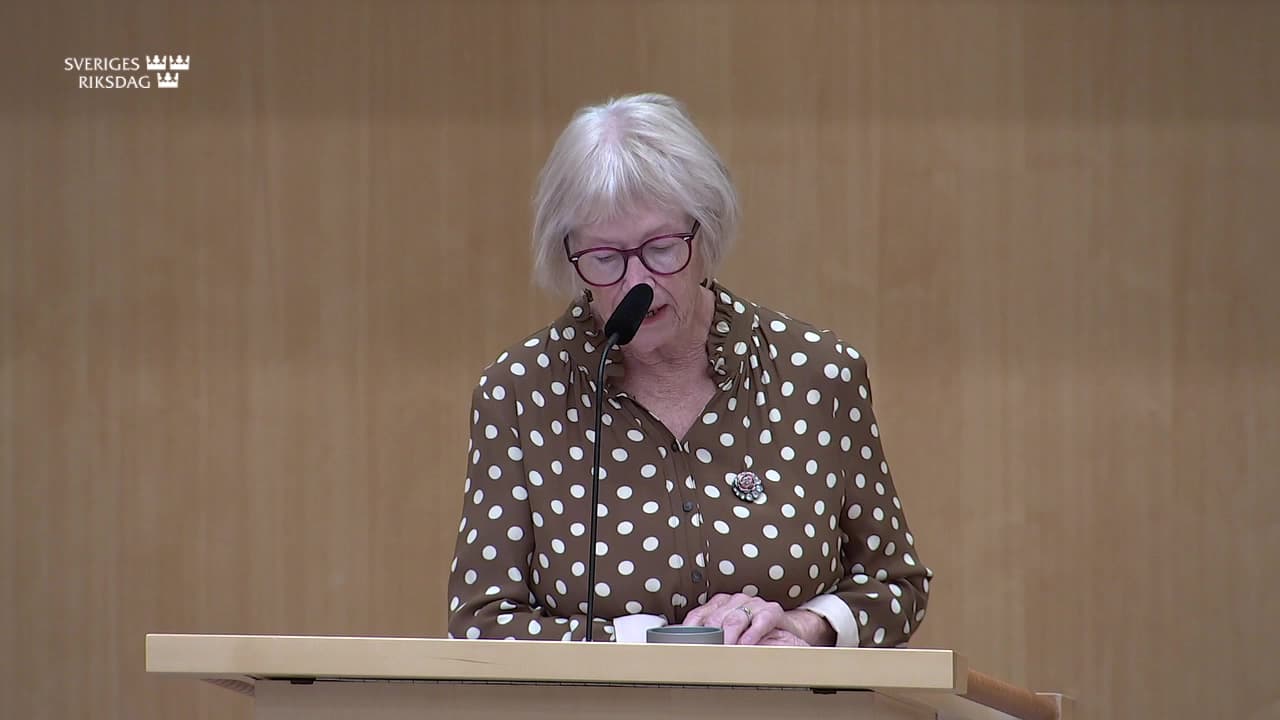 Stillbild från Allmänpolitisk debatt, Allmänpolitisk debatt