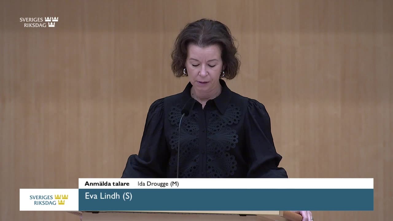 Stillbild från Debatt om förslag, Ändring i statens budget för 2026 – Bemyndigande om ekonomiska åtaganden för beräkningskraft