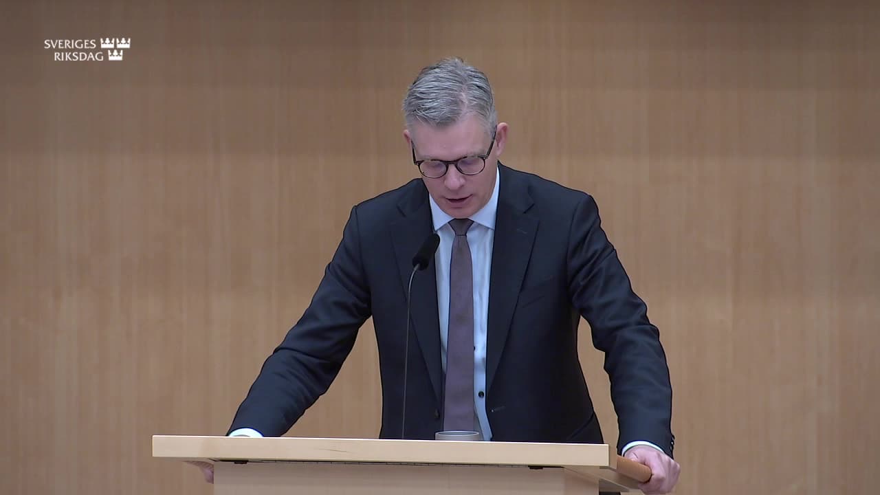 Stillbild från Debatt om förslag, Framtidssäkring av elräkningar i unionen
