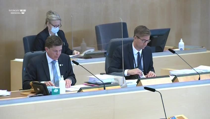 Stillbild från Beslut, Beslut