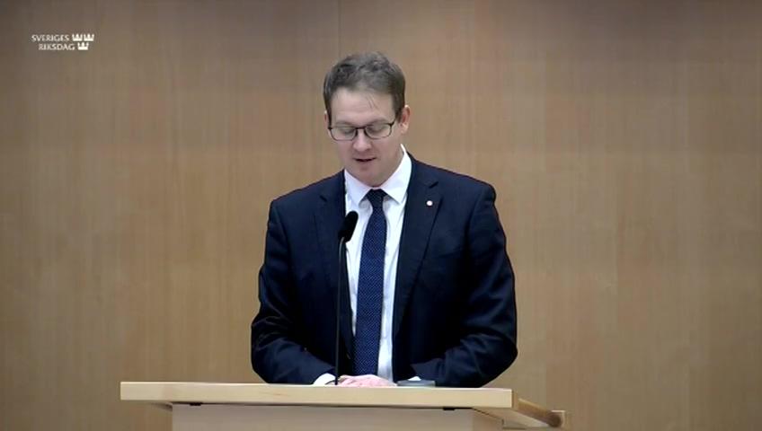 Stillbild från Debatt om förslag, Hyresrätt m.m.