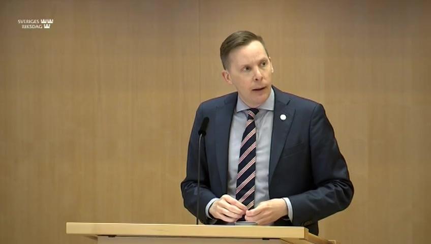 Stillbild från Debatt om förslag, Integration