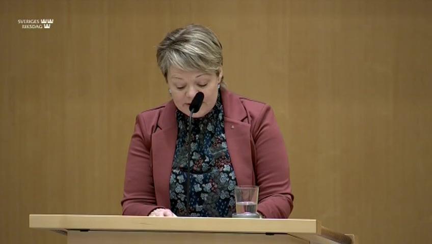 Stillbild från Debatt om förslag, Kultur och fritid för barn och unga