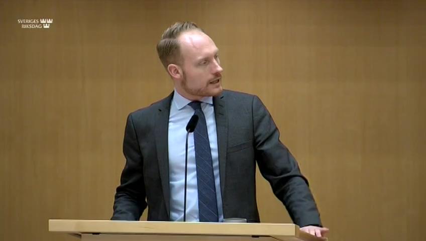 Stillbild från Debatt om förslag, Styrning av kulturområdets institutioner