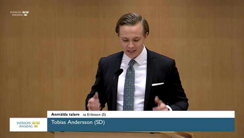 Stillbild från Debatt om förslag, Riksrevisionens rapport om regionala exportcentrum