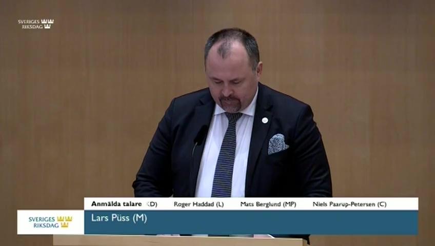 Stillbild från Debatt om förslag, Gymnasieskolan