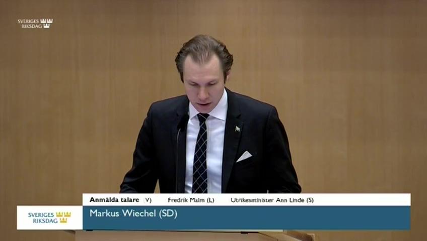 Stillbild från Debatt om förslag, Organisationen för säkerhet och samarbete i Europa (OSSE)