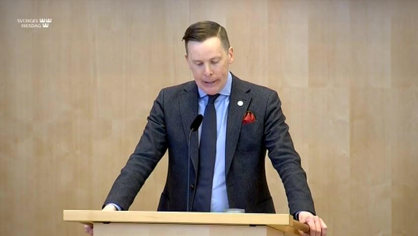 Stillbild från Debatt om förslag, Integration