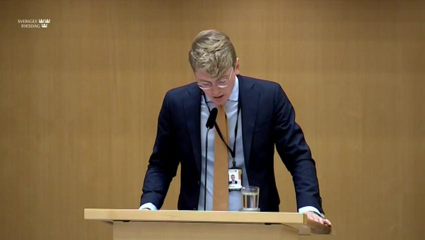 Stillbild från Debatt om förslag, Det kyrkliga kulturarvet