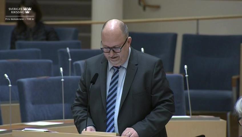 Stillbild från Interpellationsdebatt, SGU i Malå