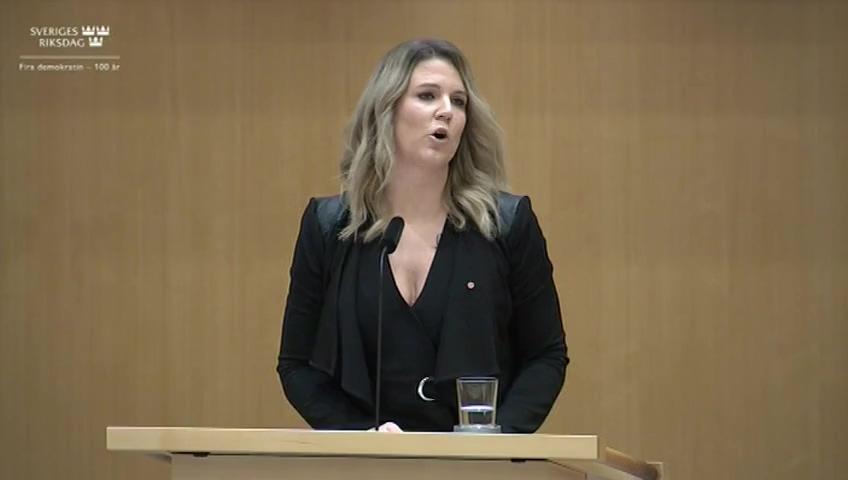 Stillbild från Debatt om förslag, Slopad straffrabatt för unga myndiga vid allvarlig brottslighet