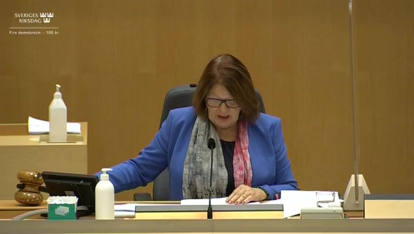 Stillbild från Debatt om förslag, Subsidiaritetsprövning av kommissionens förslag om inrättande av en social klimatfond