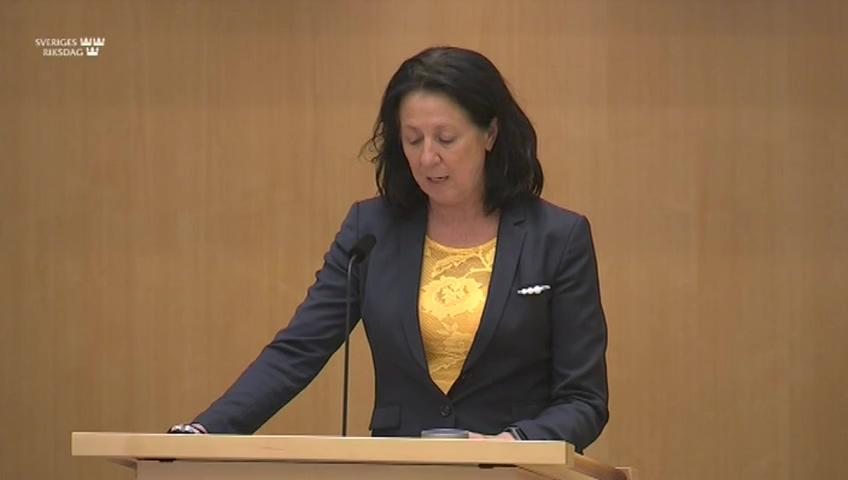 Stillbild från Debatt om förslag, Moderna tillståndsprocesser för elnät