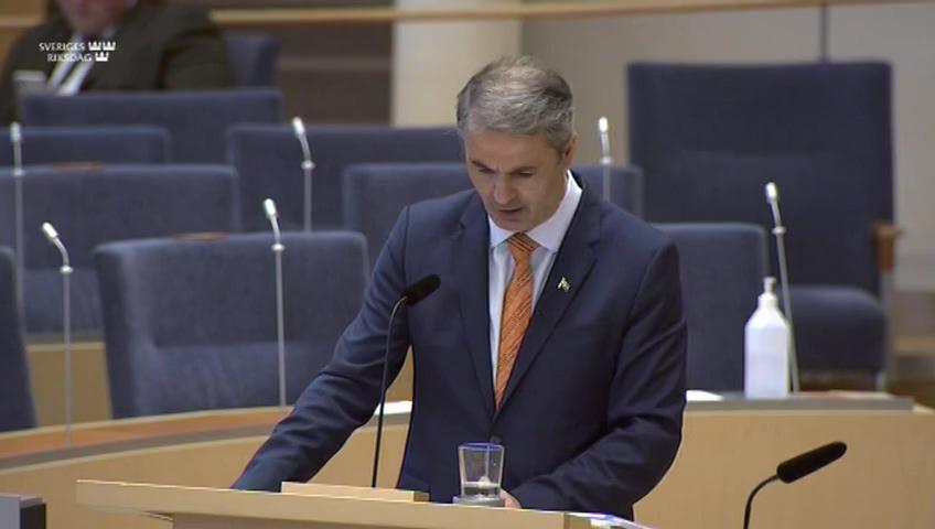 Stillbild från Interpellationsdebatt, Svenskt kustfiske
