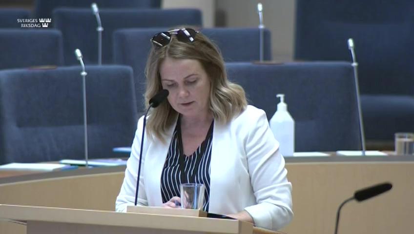 Stillbild från Interpellationsdebatt, Svensk livsmedelsstrategi