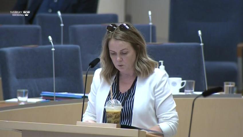 Stillbild från Interpellationsdebatt, Sälpopulationen