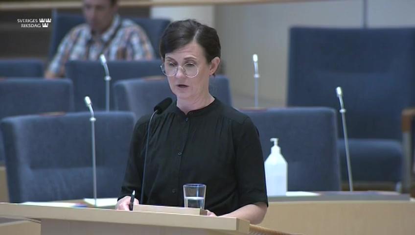 Stillbild från Interpellationsdebatt, Åtgärder för att öka villabyggandet