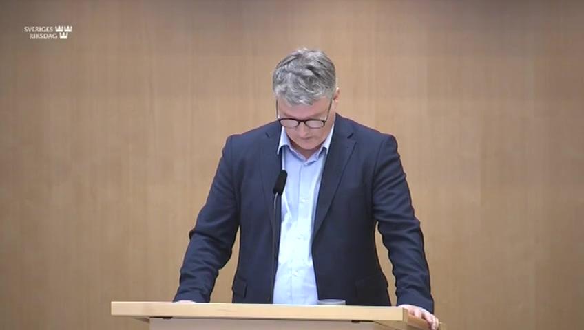 Stillbild från Debatt om förslag, Terrorism