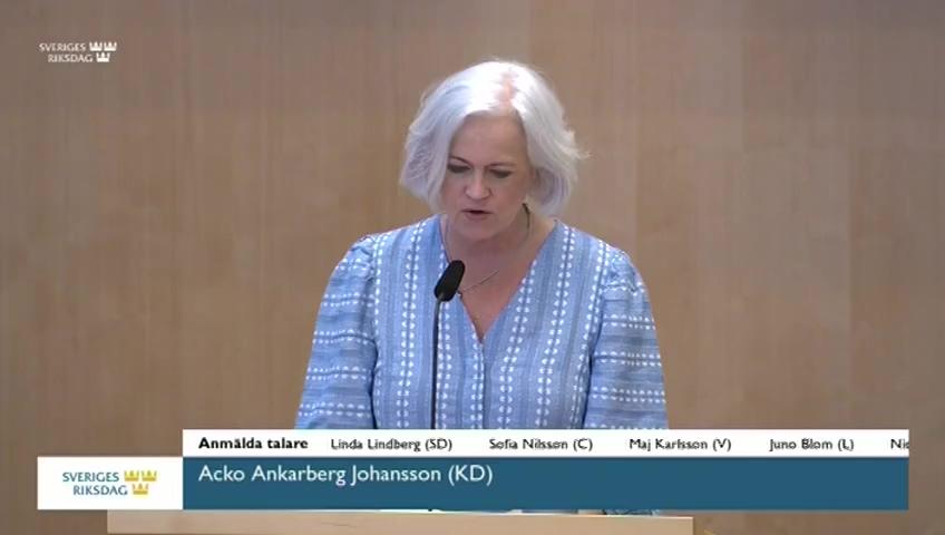 Stillbild från Debatt om förslag, Socialtjänst- och barnfrågor