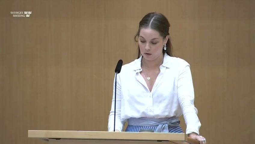 Stillbild från Debatt om förslag, Riksrevisionens rapport om granskningsnämndens granskning av public service