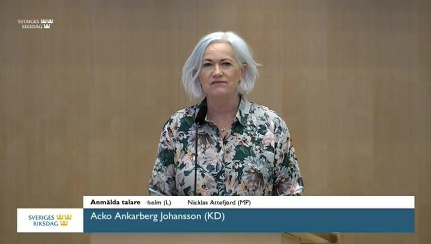 Stillbild från Debatt om förslag, Grönbok om åldrande – Främja solidaritet och ansvar mellan generationerna